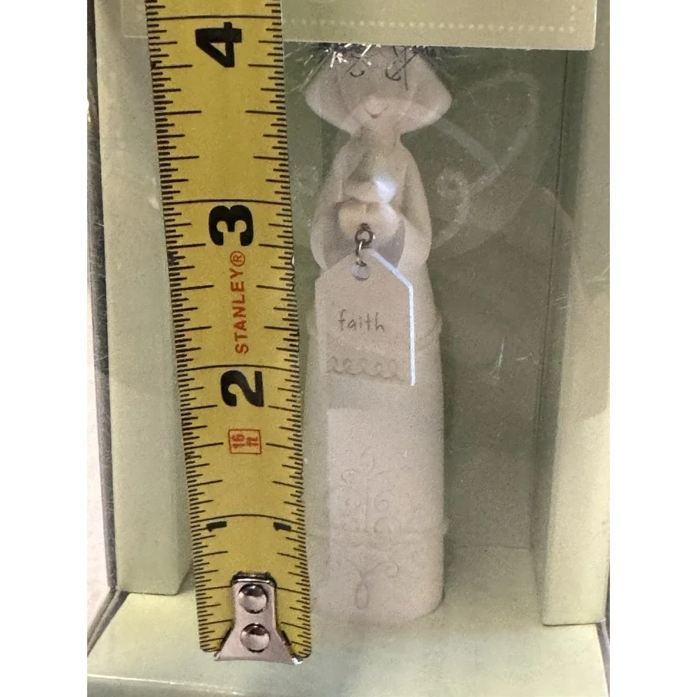 Department 56 Whispers Of Faith Angel Figurine Dove Halo Dept Retired NIB